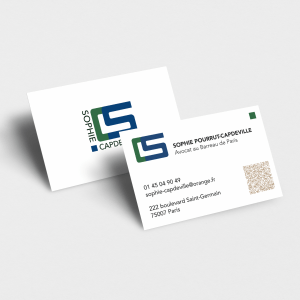 Sophie Capdeville Avocat carte de visite
