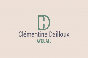 logo avocate en droit du travail original - graphiste précialisée dans la création de logo pour les avocats unique et identité visuelle