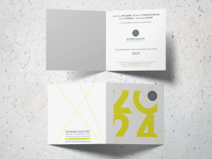 carte de voeux notaire