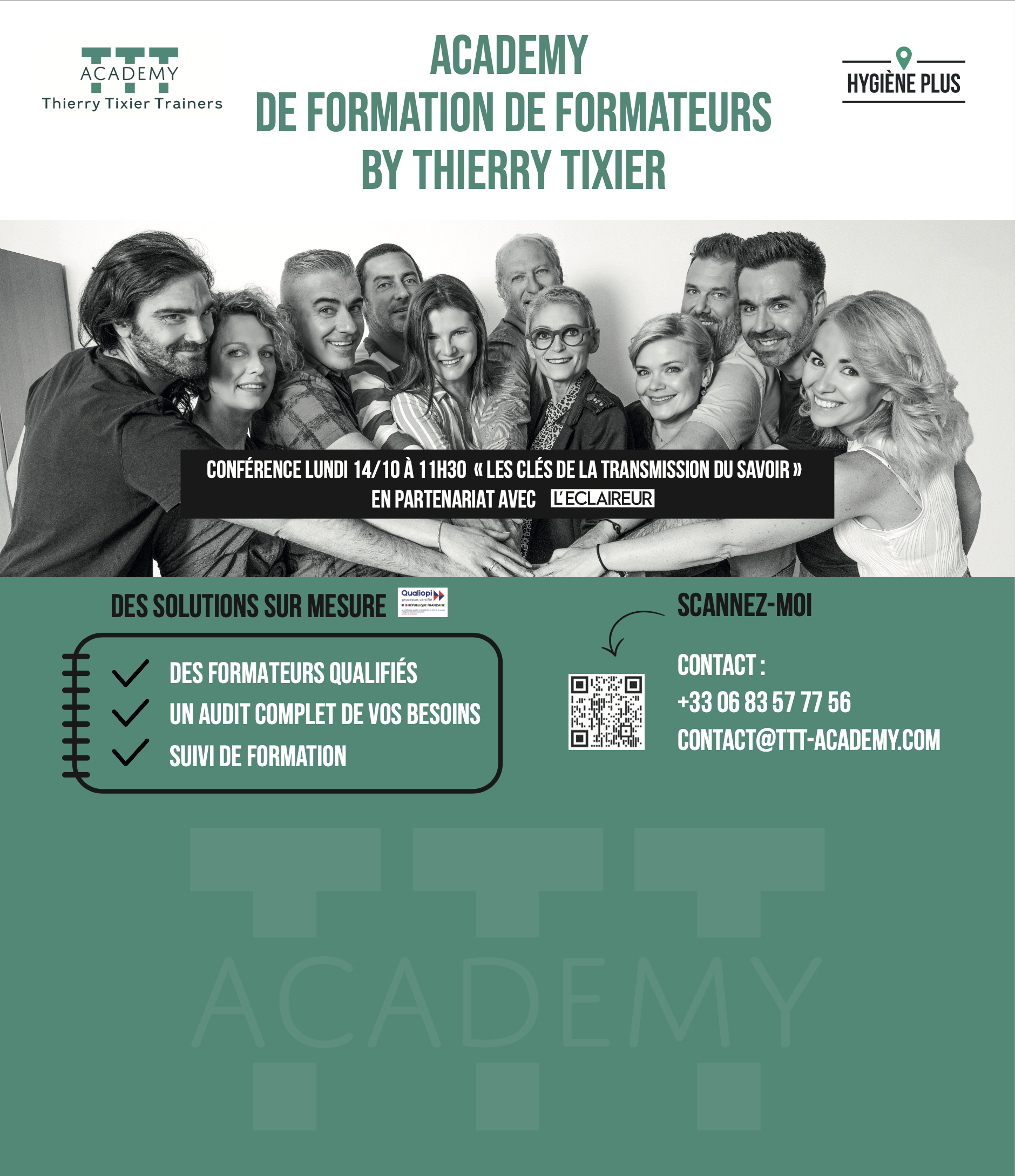 impression bâche salon d'entreprise - identité visuelle