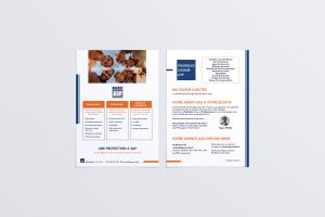 flyer agence assurance agence d'assurance moderne
